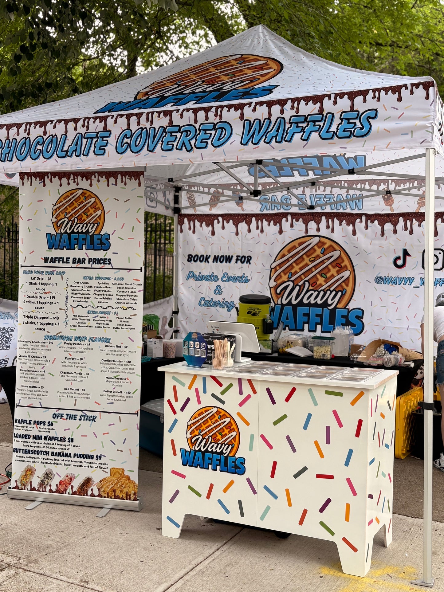 Wavy Waffles Catering Package